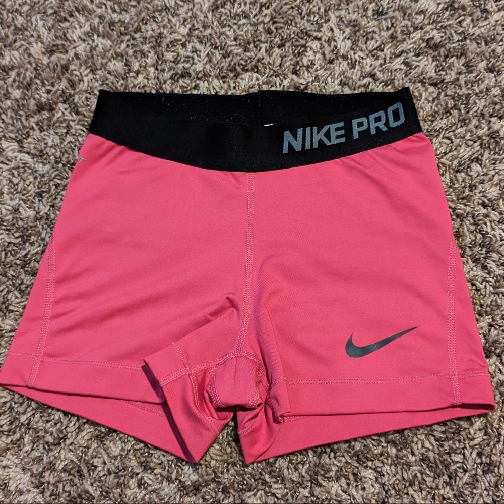 Hot Pink Nike Pro Shorts